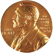 Золотая медаль, вручаемая Нобелевскому лауреату, GIF, 10 Kb